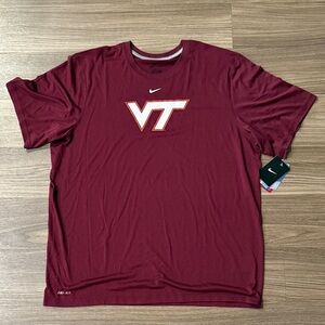 Nike Burgundy VT Men's Short Sleeve Tee